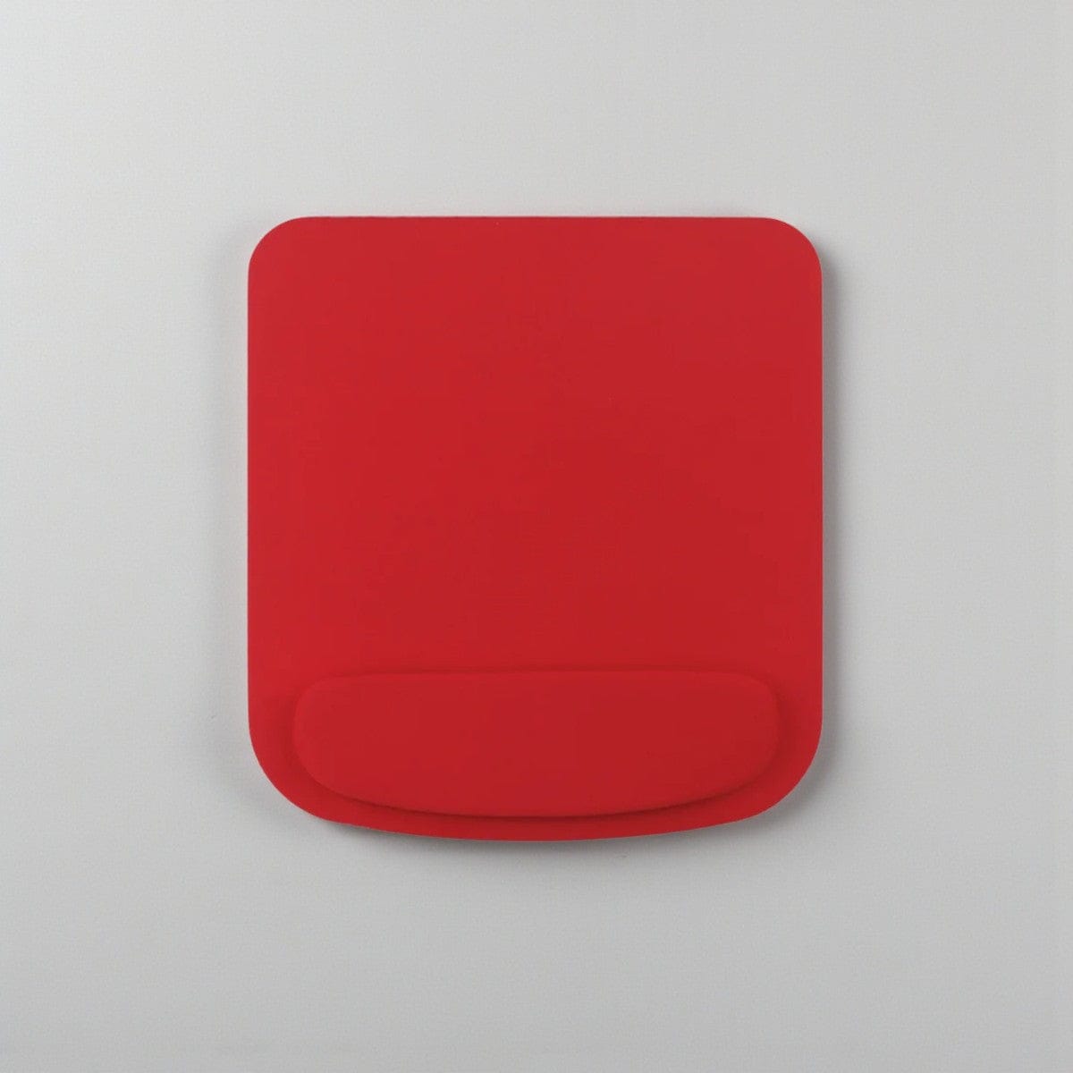 Rouge Tapis de Souris Ergonomique avec Repose-Poignet - Surface Antidérapante 23x21cm