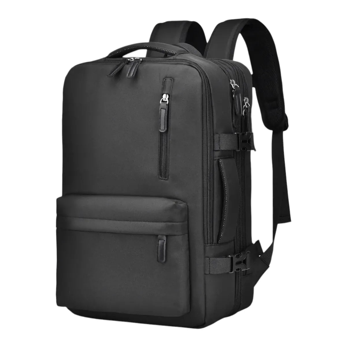 Sac à dos ordinateur femme AeroPro en coloris noir classique, offrant une protection antichoc optimale pour PC portable.