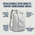 Bénéfices ergonomiques clés du sac à dos ordinateur femme Allure
