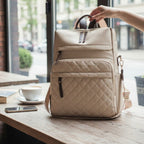 Sac à Dos Ordinateur Femme Élégant Matelassé