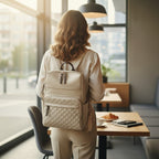 Sac à Dos Ordinateur Femme Élégant Matelassé