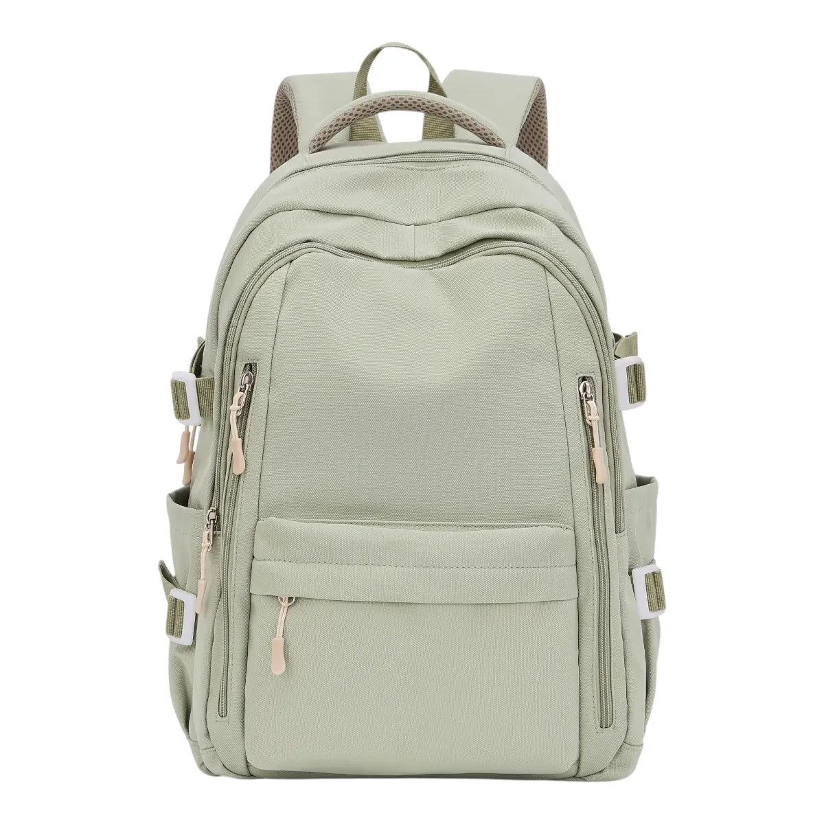 Sac à dos ordinateur femme Irisia en coloris Vert Sauge vu de face