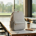 Sac À Dos Ordinateur Femme Matelassé Élégant 13 À 15,6 Pouces