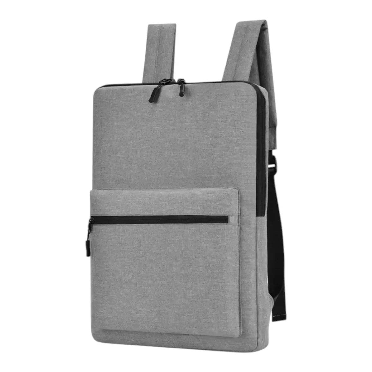 Sac à dos ordinateur femme Pluma gris vu de face sur fond blanc