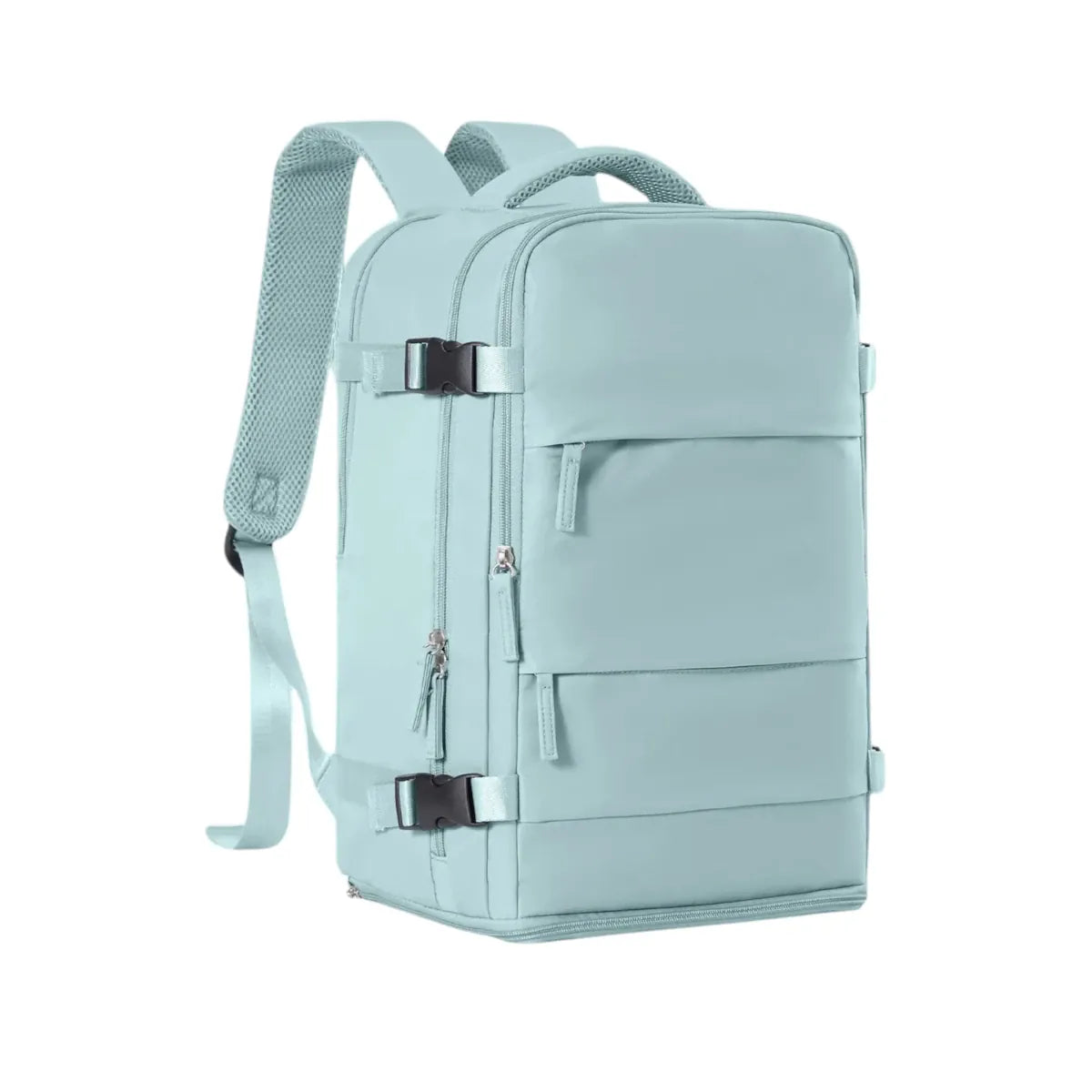 Sac à dos ordinateur femme Sienne par Bureau Cosy, variante bleu clair pastel au design épuré et minimaliste pour le travail.