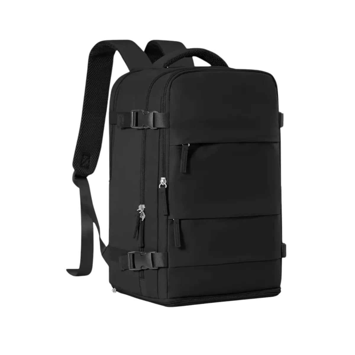 Sac à dos ordinateur femme Sienne par Bureau Cosy, coloris noir absolu classique et intemporel pour le business.