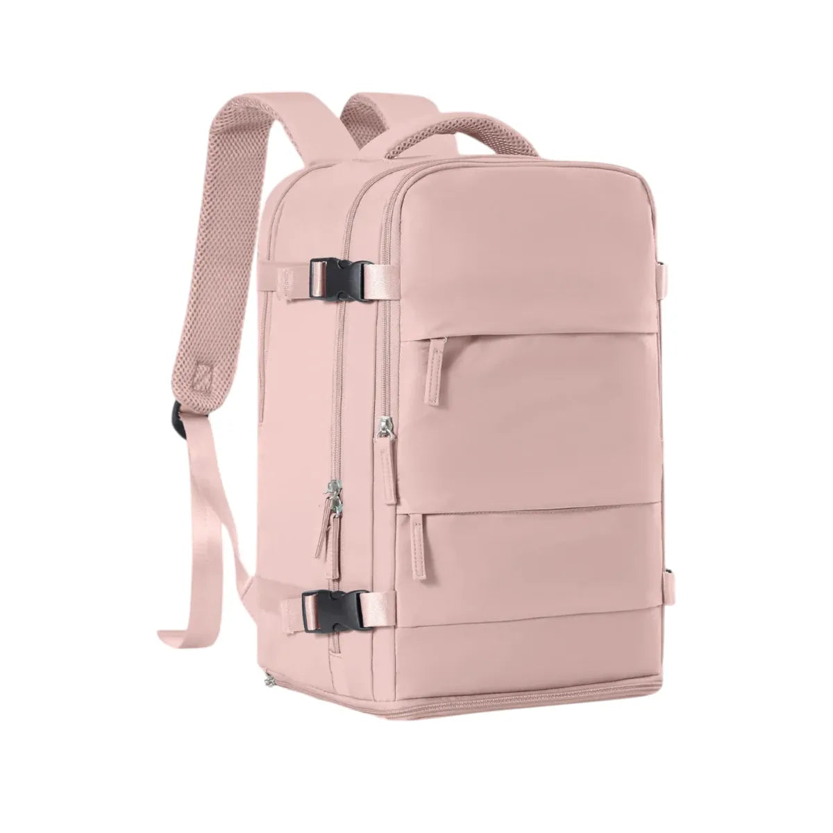 Sac à dos ordinateur femme Sienne par Bureau Cosy, coloris rose poudré doux pour les environnements de coworking.