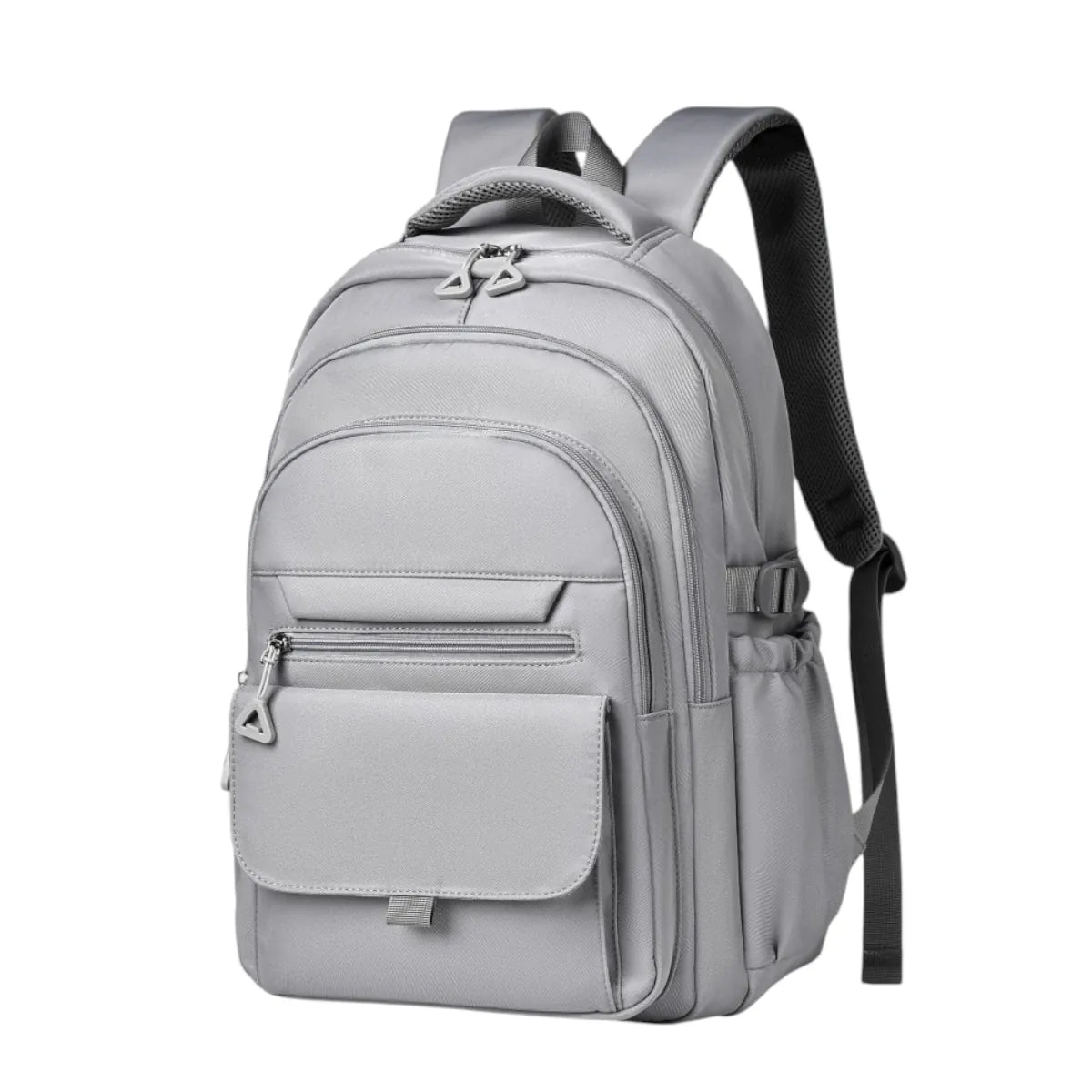 Sac à dos ordinateur femme Sillage 9011 en textile Oxford gris, idéal pour le commuting professionnel.