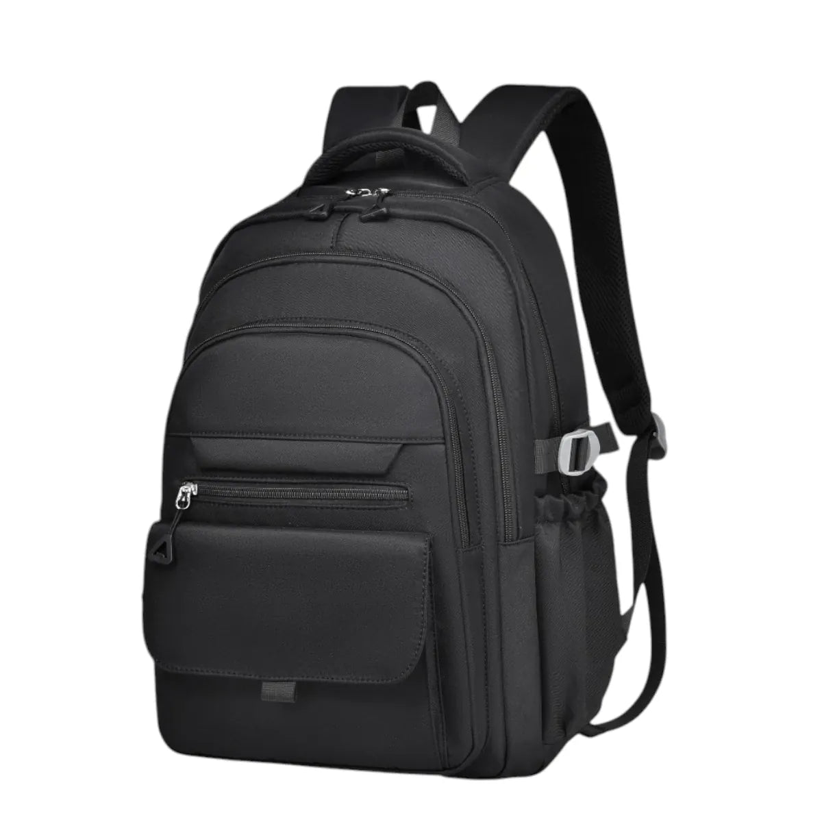 Sac à dos ordinateur femme Sillage 9011 noir classique, doté d'une protection antichoc pour PC portable.