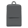 Sac à dos ordinateur homme Classic Business V2 gris, vue de face sur fond blanc.