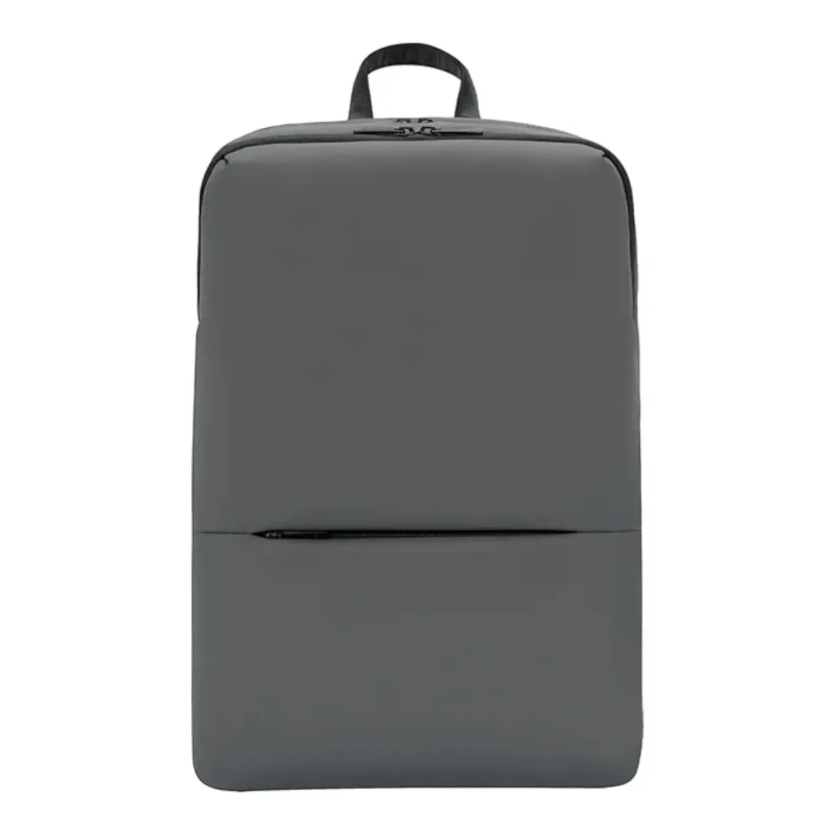 Sac à dos ordinateur homme Classic Business V2 gris, vue de face sur fond blanc.