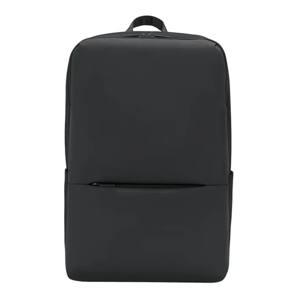 Sac à dos ordinateur homme Classic Business V2 noir, vue de face sur fond blanc.