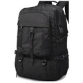 Sac à dos ordinateur homme Flexium noir 80 litres sur fond blanc, vue studio de face