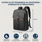 Dimensions et caractéristiques techniques du sac à dos ordinateur homme HK-Stratum