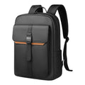 Sac à dos ordinateur homme HK-Stratum noir vu de face sur fond blanc