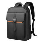 Sac à dos ordinateur homme HK-Stratum noir vu de face sur fond blanc