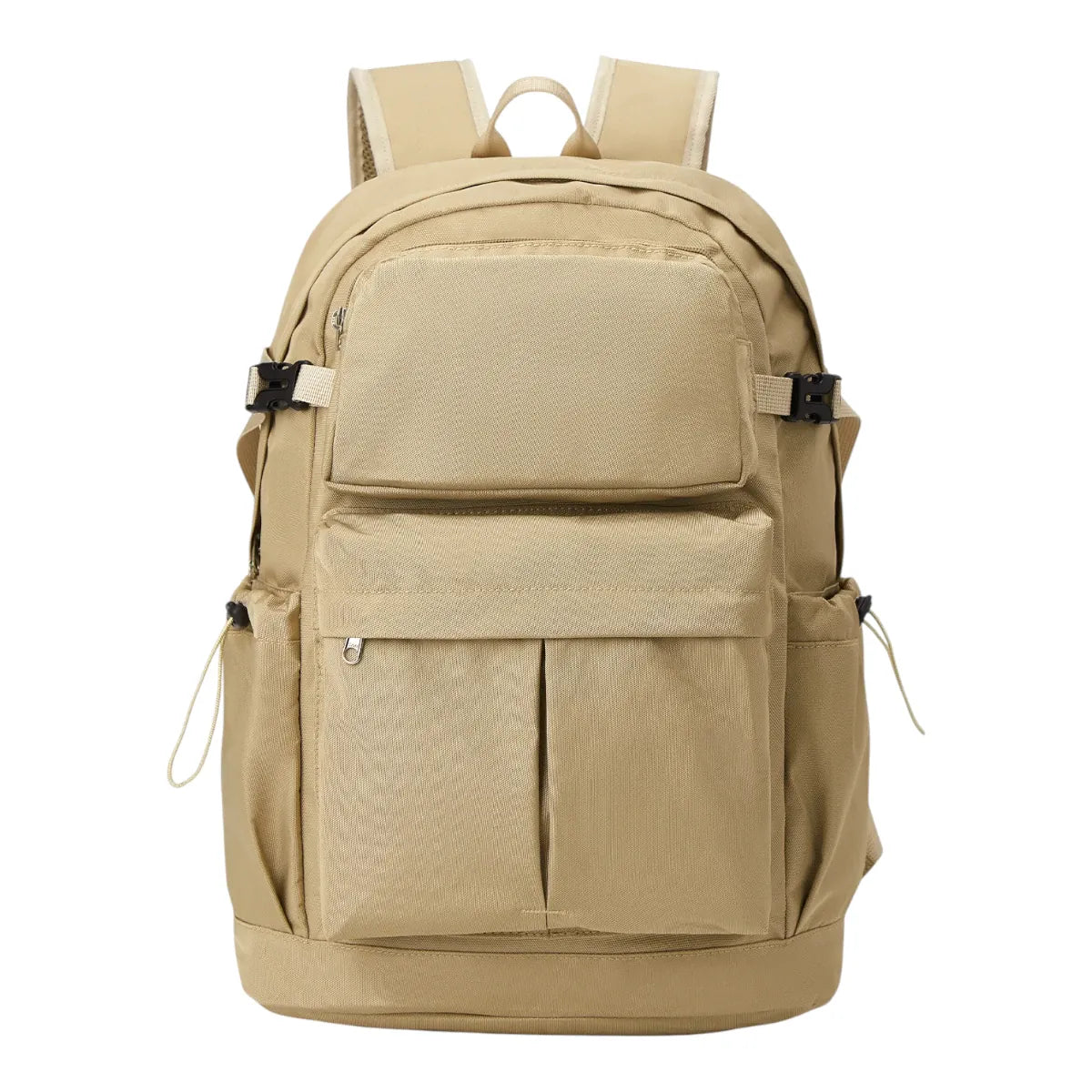 Sac à dos ordinateur homme JetLayer beige - Vue studio sur fond blanc
