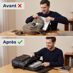 Comparatif de rangement avec le sac à dos ordinateur homme Kensington Pro