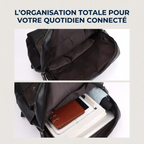Organisation et compartiments du sac à dos ordinateur homme Kensington Pro