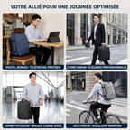 Les 4 cas d'utilisation au quotidien du sac à dos ordinateur homme MetroMorph