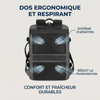 Panneau dorsal aéré et ergonomique anti-transpiration du sac à dos ordinateur homme MetroMorph