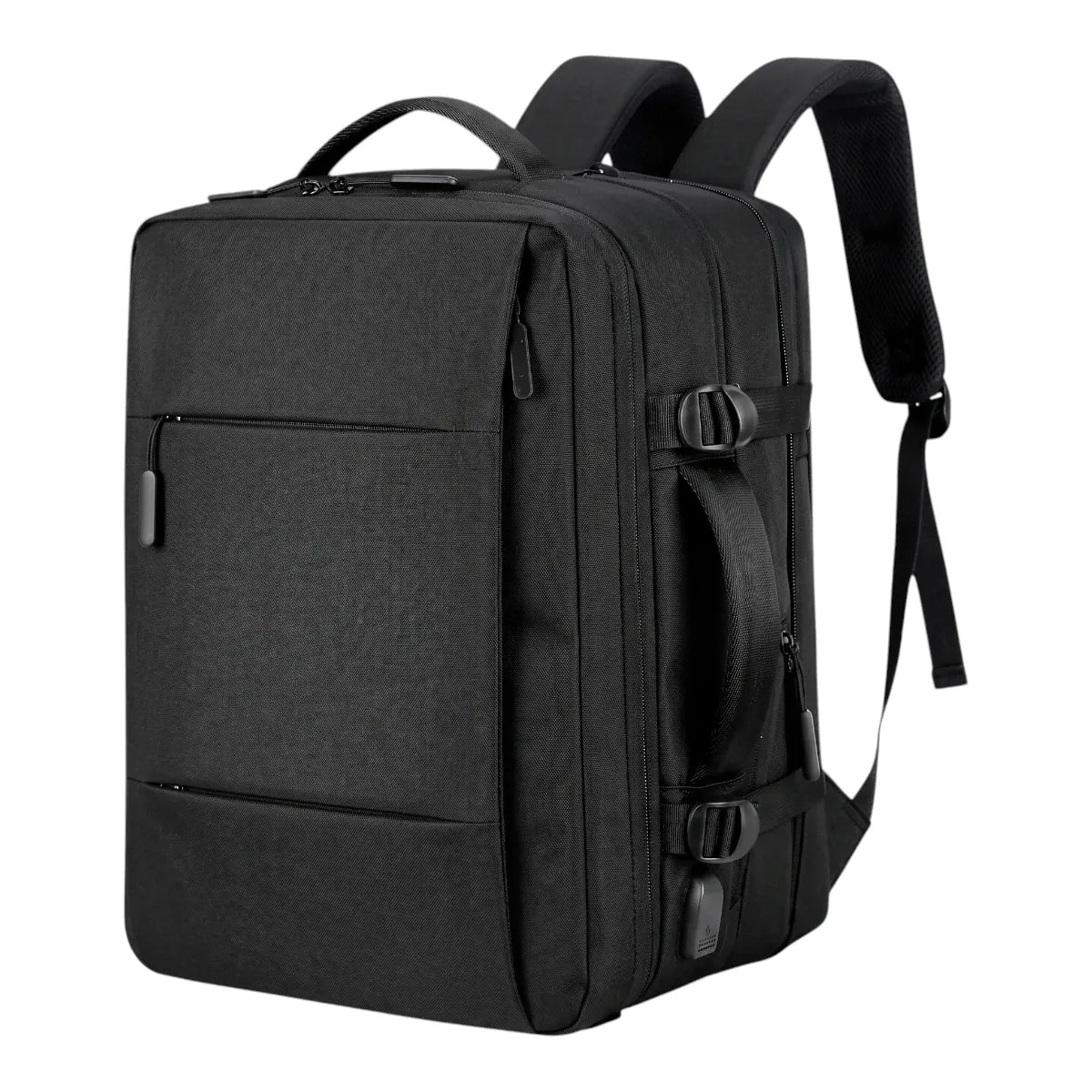 Sac à dos ordinateur homme MetroMorph Noir extensible vue studio