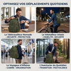 Les 4 cas d'utilisation quotidiens du sac à dos ordinateur homme TactiGrid