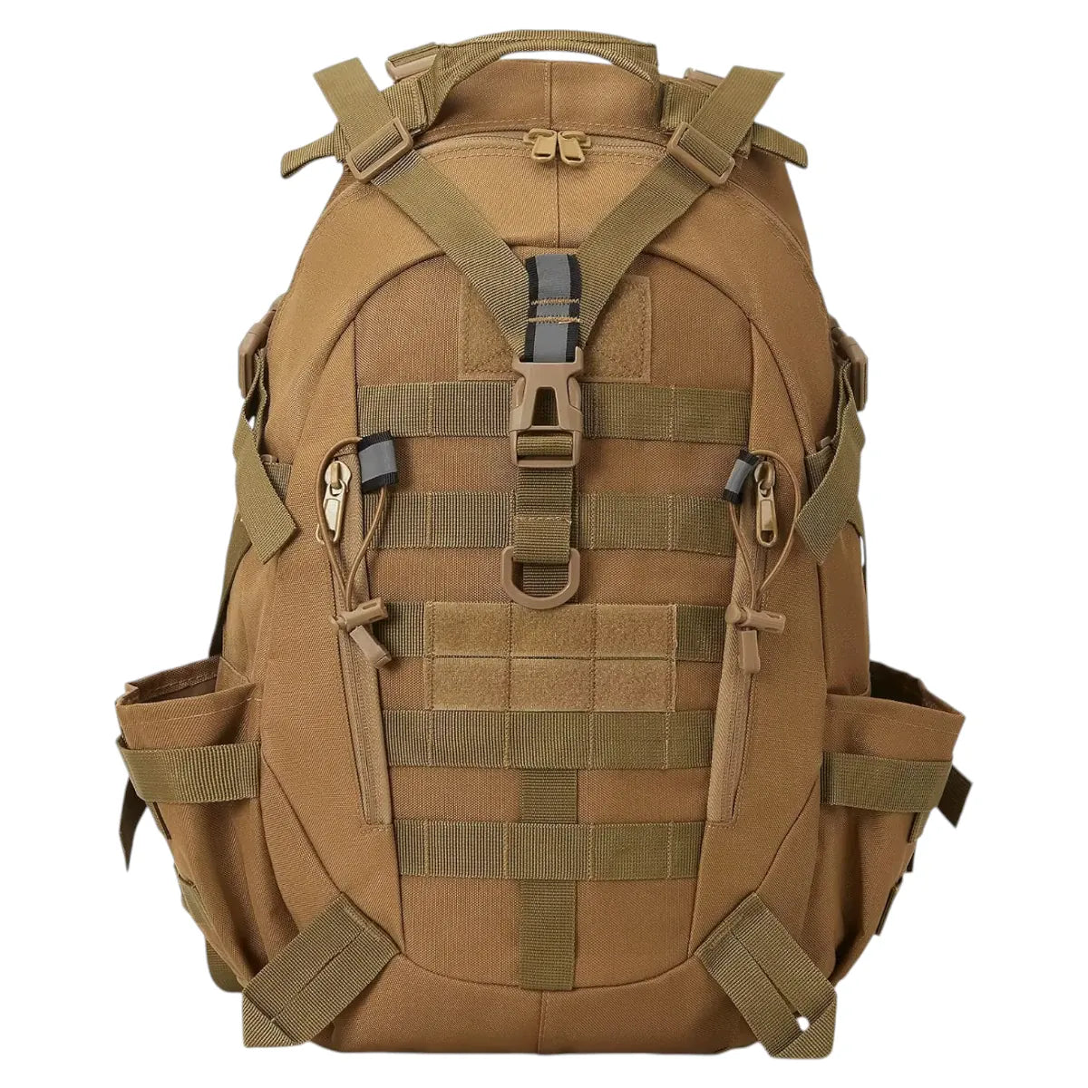 Sac à dos ordinateur homme TactiGrid coyote - Vue studio