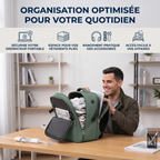 Bénéfices de l'organisation interne du sac à dos ordinateur homme ValiPack