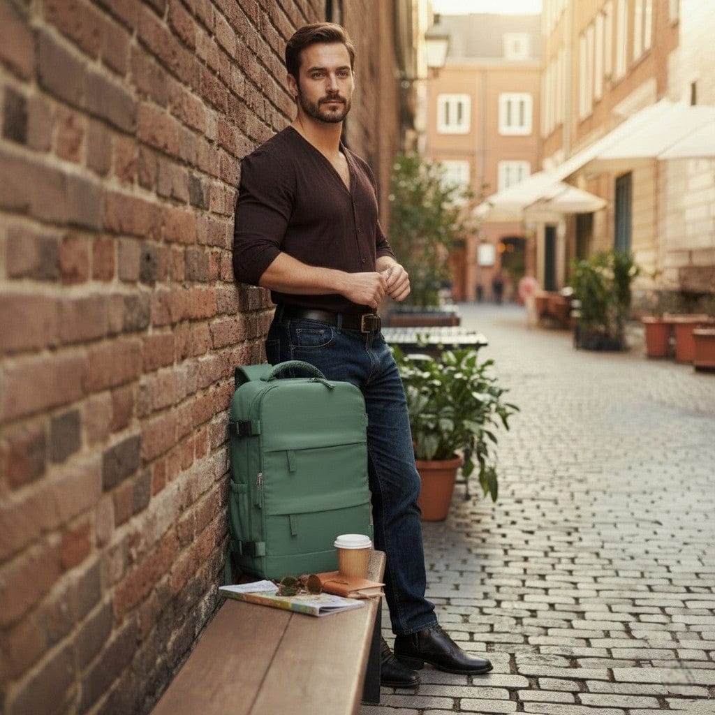 Sac à dos ordinateur voyage 40x28x17cm - Bagage cabine multifonction