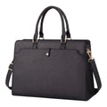 Sac ordinateur femme Kalea noir élégant sur fond blanc