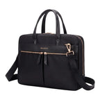 Sac ordinateur femme Sérénia noir vue studio sur fond blanc