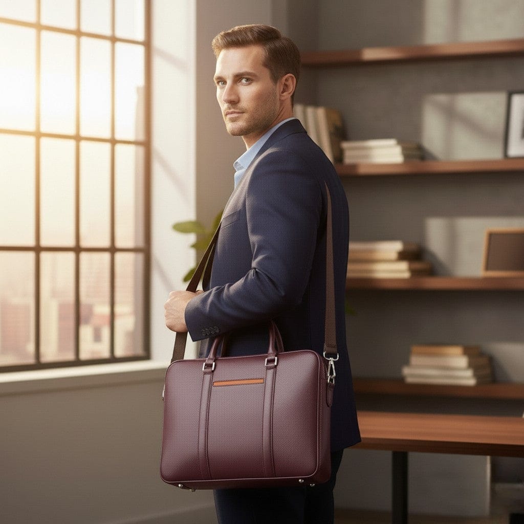 Sacoche 0rdinateur Pour Homme - Style Business 13 À 16 Pouces