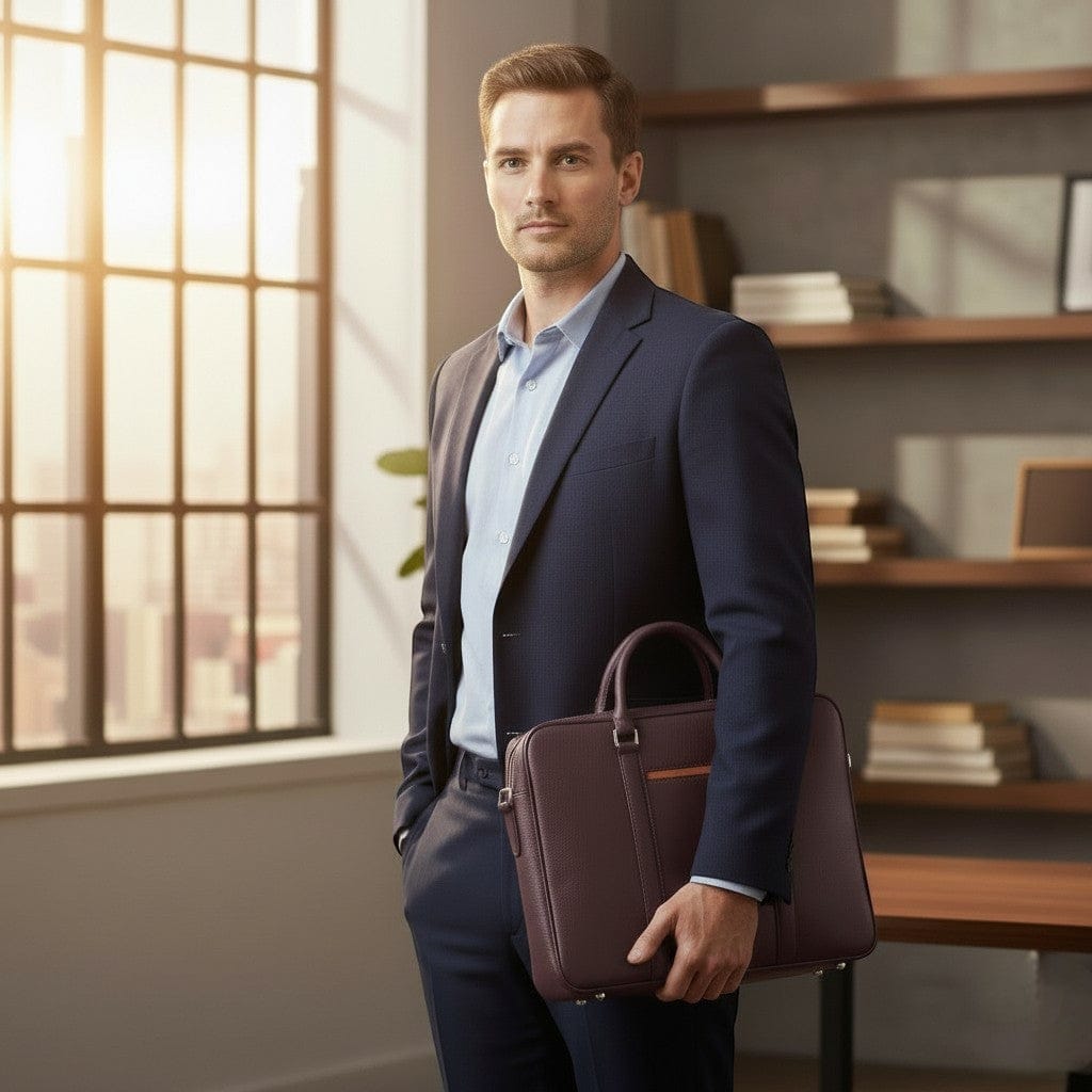 Sacoche 0rdinateur Pour Homme - Style Business 13 À 16 Pouces
