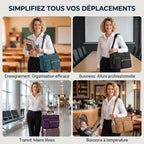 4 cas d'utilisation de la sacoche cabas ordinateur femme Versalia