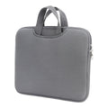 Sacoche ordinateur femme grand format CosySleeve Pro XL couleur gris quartz en polyester hydrophobe et antichoc.