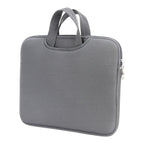 Sacoche ordinateur femme grand format CosySleeve Pro XL couleur gris quartz en polyester hydrophobe et antichoc.