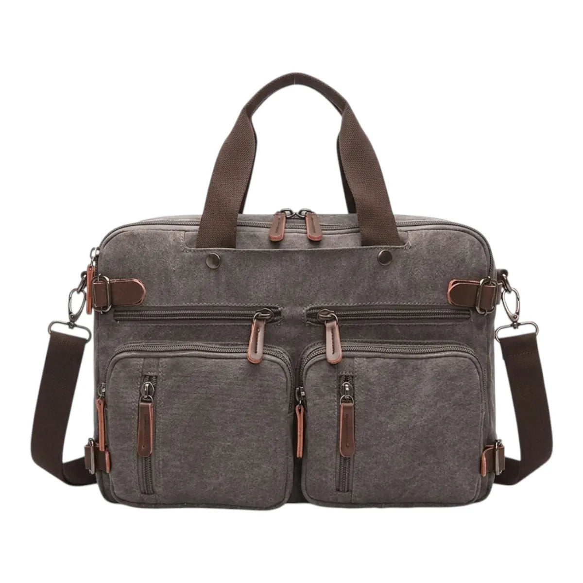 Sac ordinateur portable homme Kallio coloris gris anthracite, format studio professionnel.