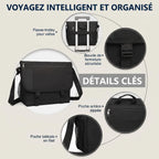 Détails clés et passe-trolley pour valise de la sacoche ordinateur pour homme LiteShift