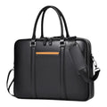 Sacoche ordinateur homme Vanguard en cuir Noir Onyx style business élégant