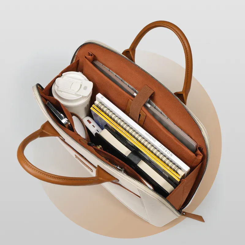 Sacoche Ordinateur Pour Femme Business Canvas - Protection Premium 13 à 16 Pouces