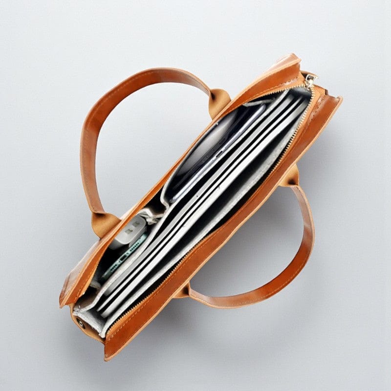 Sacoche Ordinateur Pour Femme Cuir Synthétique Élégant 13 à 16 Pouces