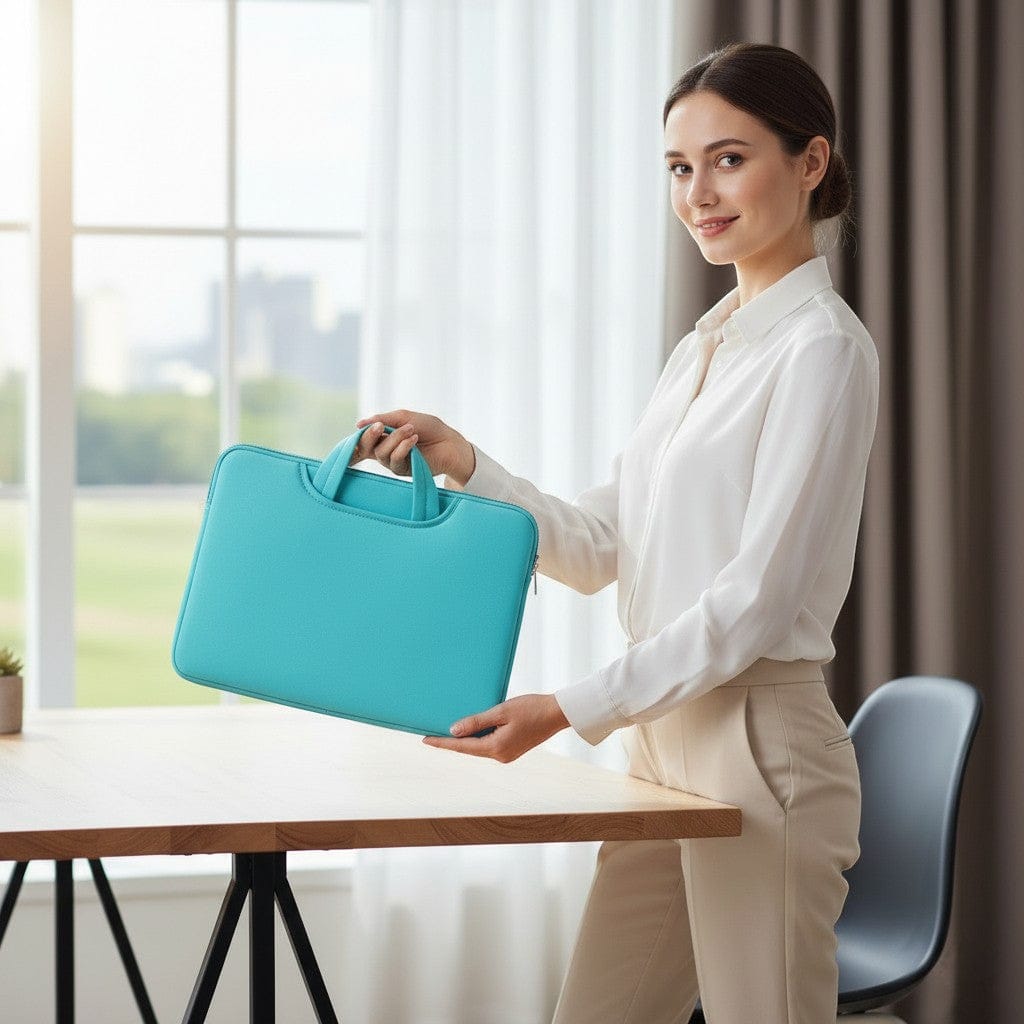 Sacoche Ordinateur Pour Femme Polyester 15 à 17 Pouces - Sac PC Portable Léger
