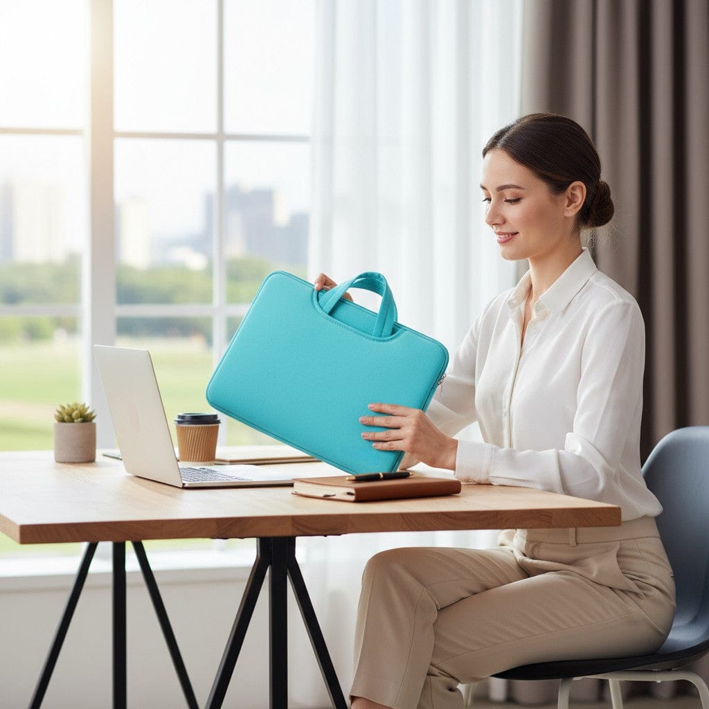 Sacoche Ordinateur Pour Femme Polyester 15 à 17 Pouces - Sac PC Portable Léger