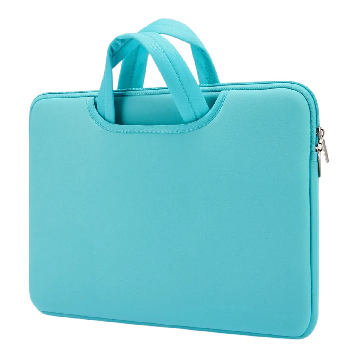 Sacoche PC portable femme executive CosySleeve Pro XL couleur bleu riviera pour transport d'ordinateurs grand format.