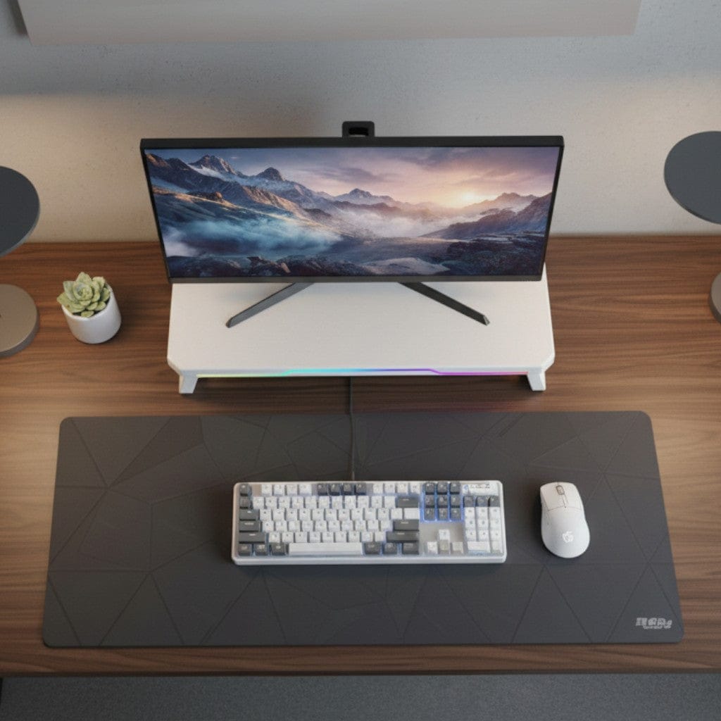 Support Écran RGB avec Ports USB et Éclairage Multicolore