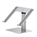 Design épuré du support ergonomique incliné AeroRise Pro en acier carbone haute résistance avec ses larges patins de protection en silicone.