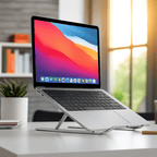 Support Ordinateur Portable PC et MacBook - Pliable, Réglable 6 Angles, Ventilation et Antidérapant
