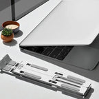 Support Ordinateur Portable PC et MacBook - Pliable, Réglable 6 Angles, Ventilation et Antidérapant