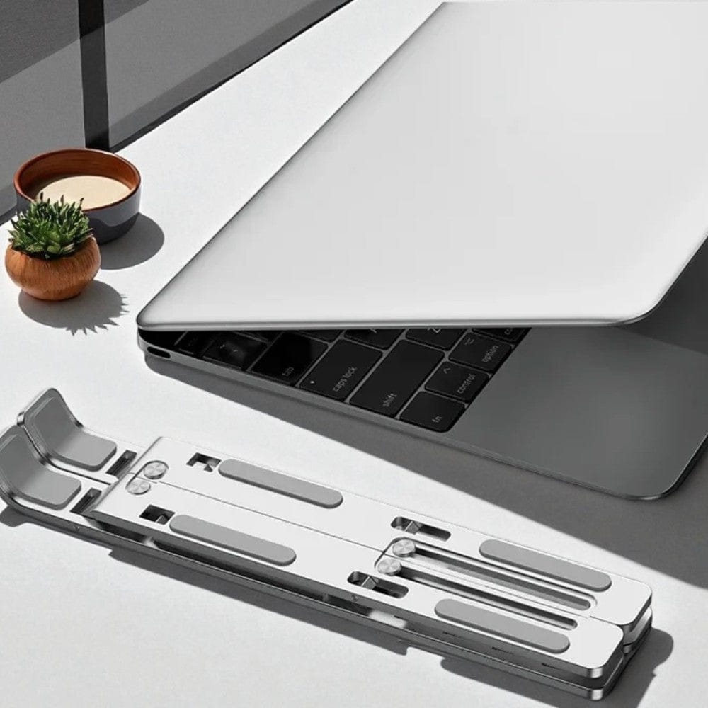 Support Ordinateur Portable PC et MacBook - Pliable, Réglable 6 Angles, Ventilation et Antidérapant